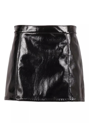 Michael Kors Kids patent-finish mini skirt - Black