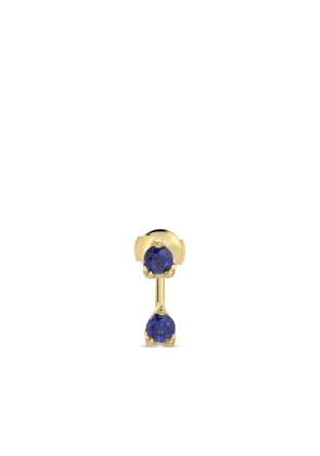 Anita Ko 18K yellow gold large Orbit sapphire single earring