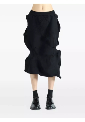 Issey Miyake Textured IM58KG260 skirt - Black