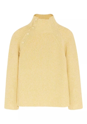 Yves Salomon buttoned sweater - Yellow