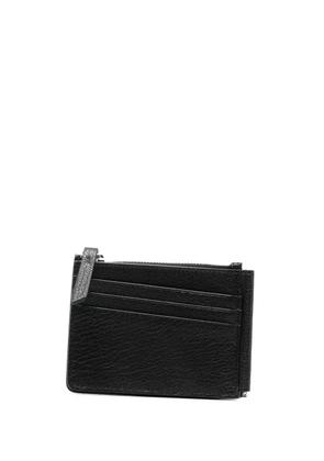 Maison Margiela four-stitch leather wallet - Black