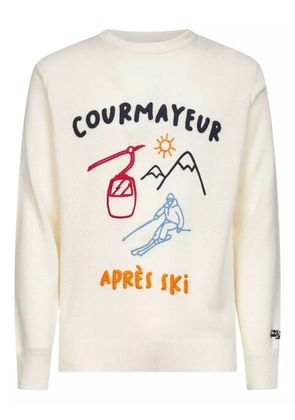 MC2 Saint Barth embroidery wool sweater - Neutrals