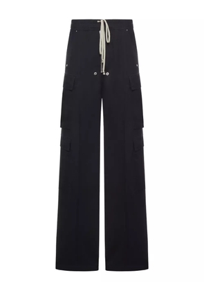 Rick Owens cargo wool trousers - Black