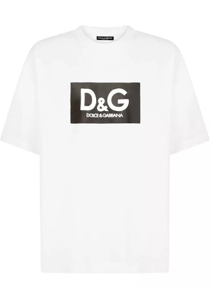 Dolce & Gabbana logo-print cotton T-shirt - White