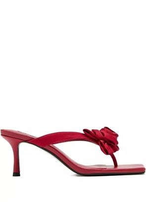 Senso 70mm Electra satin-rose sandals - Red