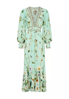 Camilla Freefall maxi dress - Green