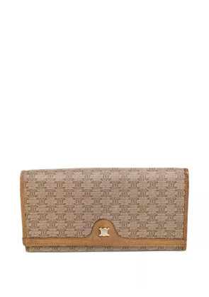 Celine Pre-Owned Macadam-pattern wallet - Neutrals