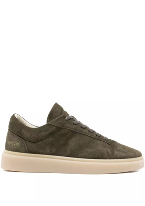 Low Brand suede lace-up sneakers - Green