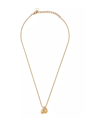 Christian Dior Pre-Owned CD logo-pendant necklace - Gold