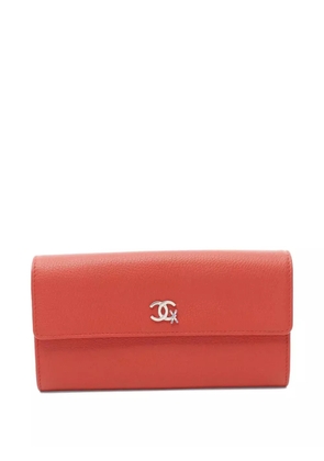 CHANEL Pre-Owned 2019 Coco Mark wallet - Red