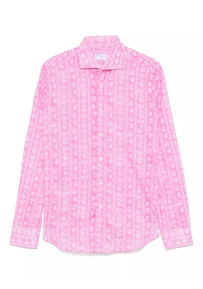 Fedeli floral-print shirt - Pink