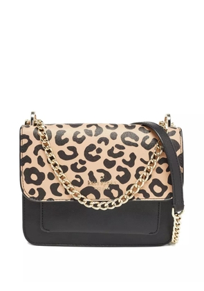 Kate Spade leopard-print crossbody bag - Black