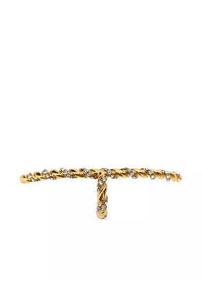 Valentino Garavani twisted lip piercing - Gold