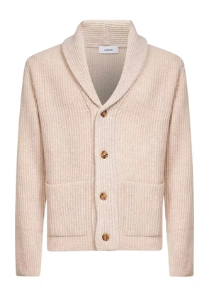 Lardini shawl-collar cardigan - Beige