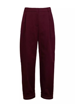 RXQUETTE Beam pleated trousers - Red