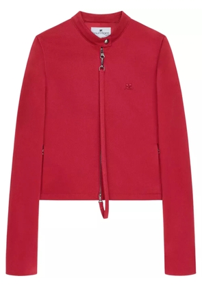 Courrèges appliqué jacket - Red