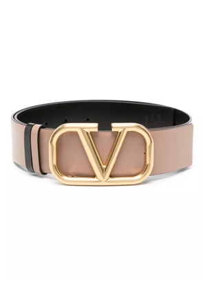 Valentino Garavani 40mm VLogo Signature reversible belt - Brown