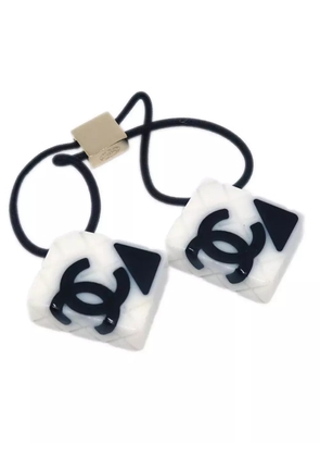 CHANEL Pre-Owned 2005 CC hair tie - Black