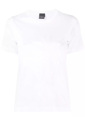 Lorena Antoniazzi embroidered cotton T-shirt - White