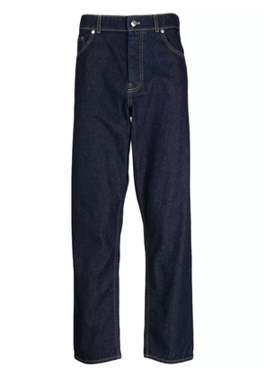 Maison Kitsuné straight-leg cotton jeans - Blue
