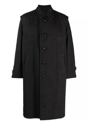 A.N.G.E.L.O. Vintage Cult 1980s single breasted wool coat - Grey