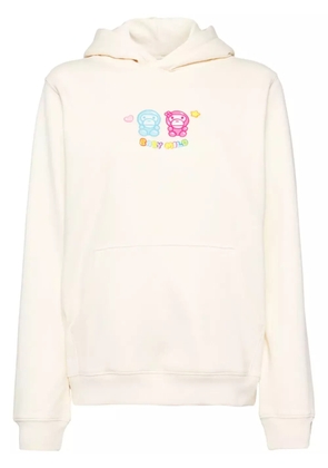 *BABY MILO® STORE BY *A BATHING APE® logo-embroidered hoodie - Neutrals