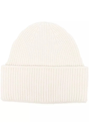 Destin knitted beanie hat - White