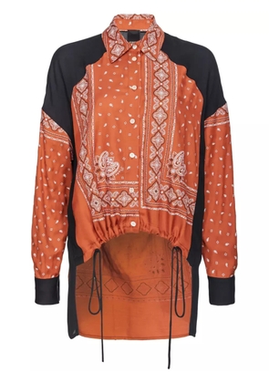 PINKO paisley-print shirt - Orange
