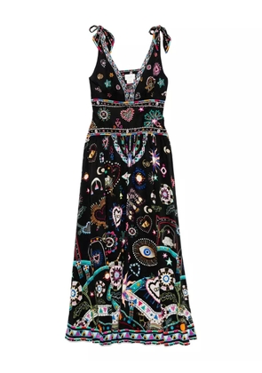 Camilla tie shoulder dress - Black