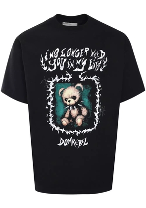 DOMREBEL Collarbear T-shirt - Black