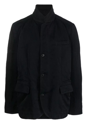 Valentino Garavani button-up cotton shirt jacket - Black
