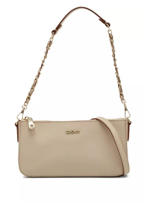 DKNY Vintage pre-owned Adria chain-embellished crossbody bag - Neutrals