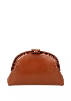 Pirovano Vintage pre-owned Bubble clutch bag - Brown