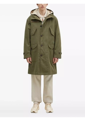 Human Made hooded fleece-lined parka - Green