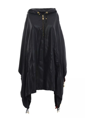 Gianfranco Ferré Pre-Owned 1980s logo-engraved coat - Blue