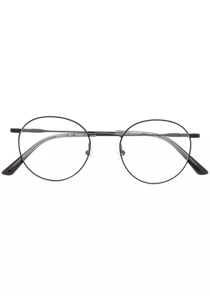 Calvin Klein round frame glasses - Black