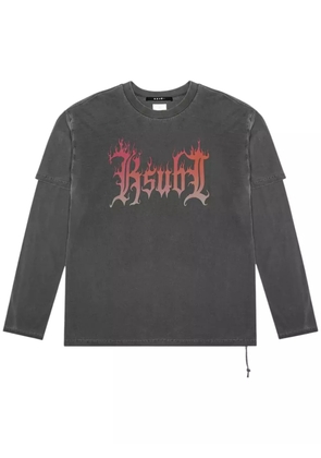 Ksubi Fuego layered T-shirt - Black