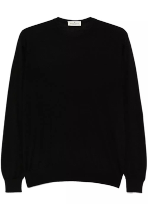 Bruno Manetti fine-knit sweater - Black