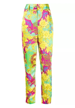 Philipp Plein New Baroque print trousers - Yellow