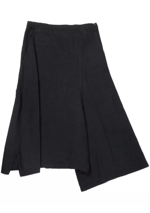 Y's O-string asymmetry trousers - Black