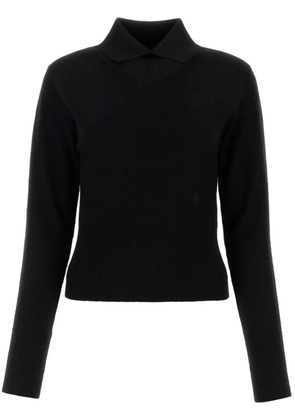 Jil Sander roll neck long-sleeve sweater - Black