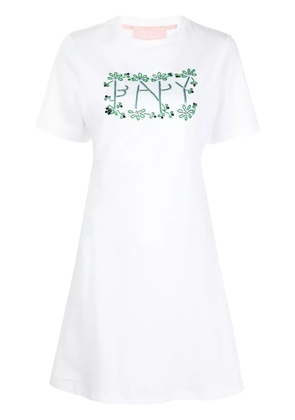BAPY BY *A BATHING APE® logo T-shirt dress - White
