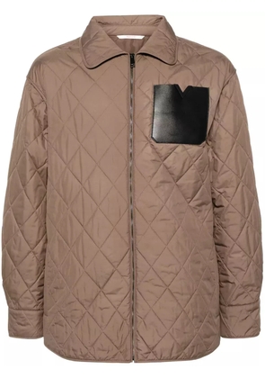 Valentino Garavani diamond-quilted jacket - Neutrals