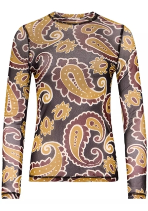 JW Anderson paisley-print top - Brown
