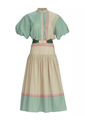 Silvia Tcherassi Jil midi dress - Yellow