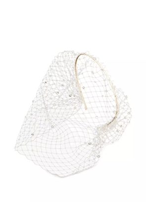 Jennifer Behr Sylvia voilette headband - Neutrals