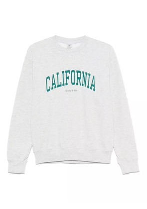 Sporty & Rich logo-print sweatshirt - Grey