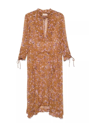 Marni Pre-Owned 2020s silk dress - Brown