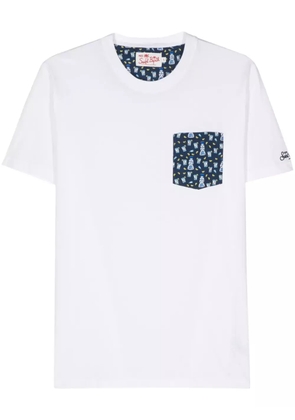 MC2 Saint Barth Blanche contrast-pocket T-shirt - White