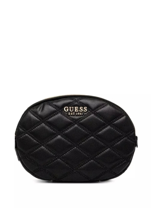 GUESS USA logo-lettering crossbody bag - Black